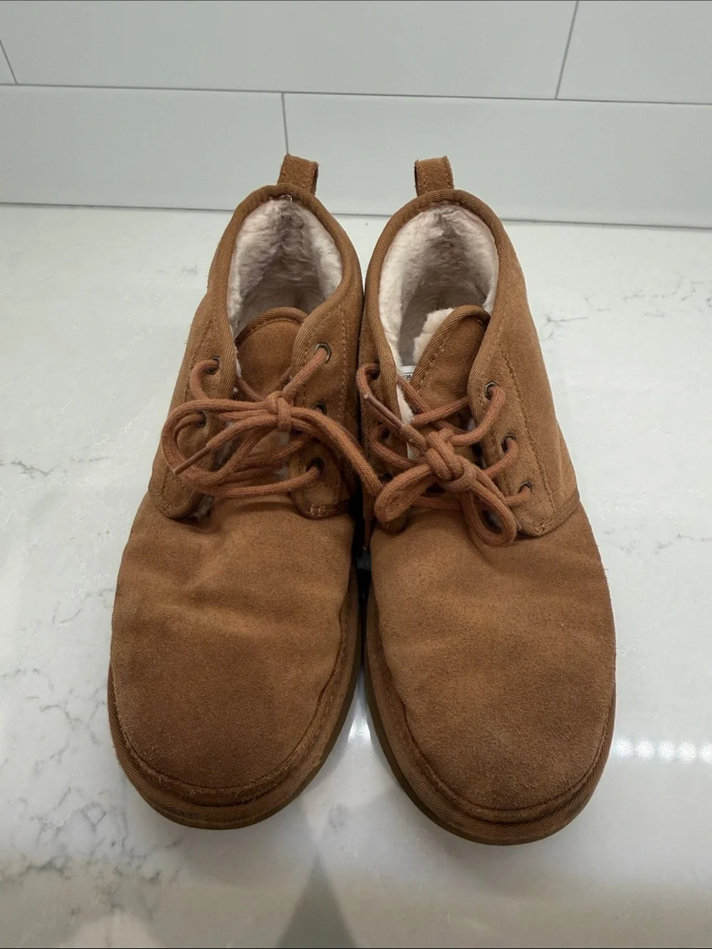 UGG Men’s Chestnut Lace-Up Suede Booties